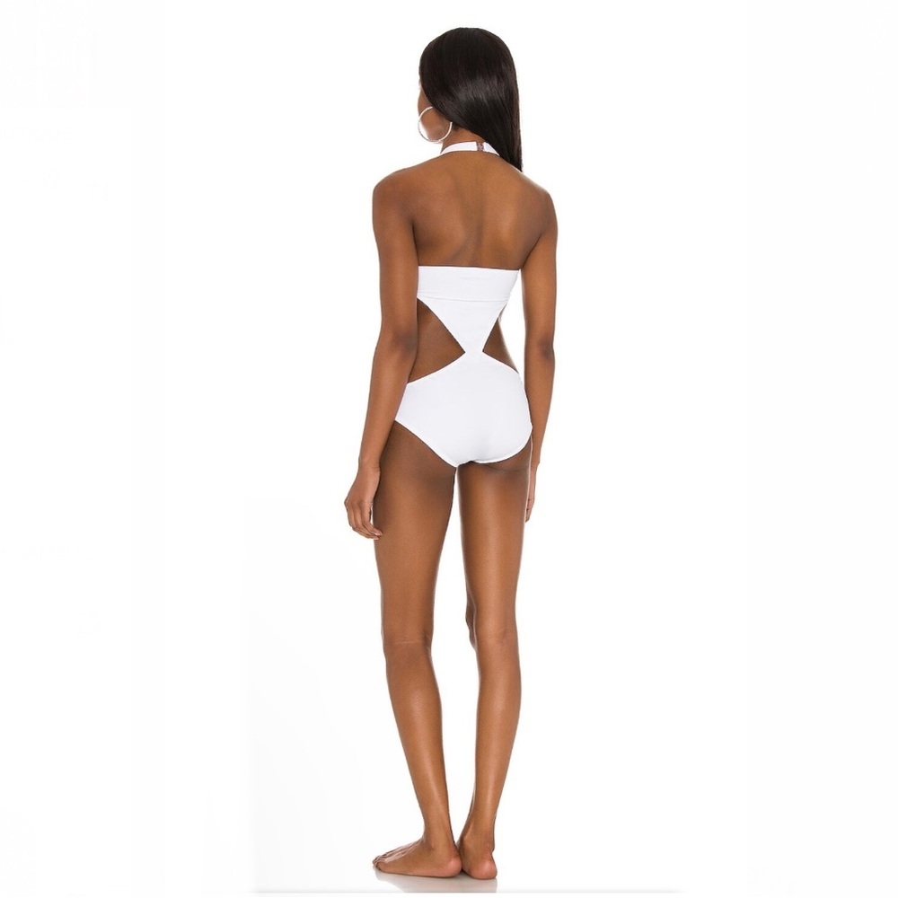 Norma Kamali x Revolve Chuck One Piece in White Size XS - Picture 2 of 3